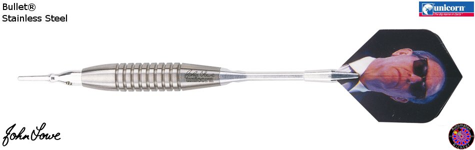 Soft Dartpfeil Set Unicorn - Bullet Stainless Steel John Lowe